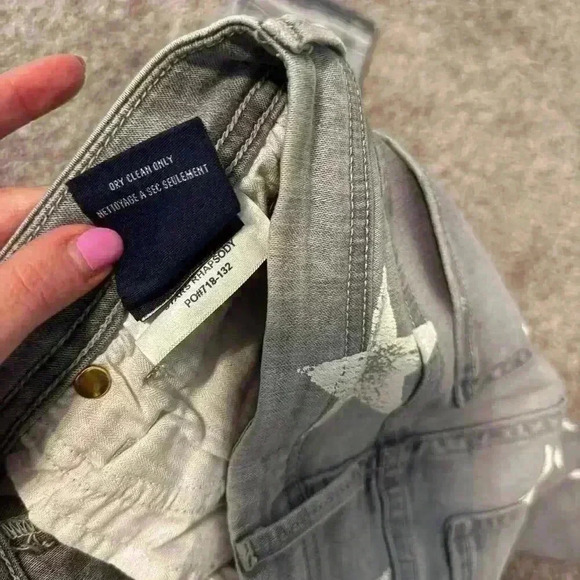 Fidelity Denim Sola Stars Rhapsody Mid Rise Ankle Jeans 27 - Picture 5 of 6